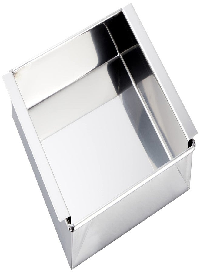 TKG遠藤商事 Endo Shoji ATM07021 Commercial Egg Tofu Pot, 8.3 inches (21 cm), Kanto Type, Main Body, 18-8 Stainless Steel, Made in Japan - Image 1